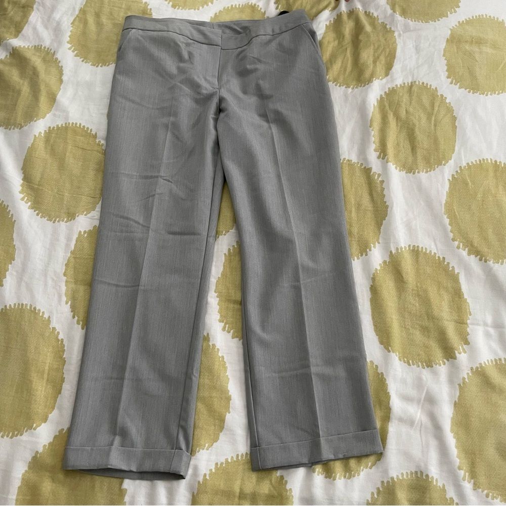 Worthington modern fit light grey suit trouser pants size 10